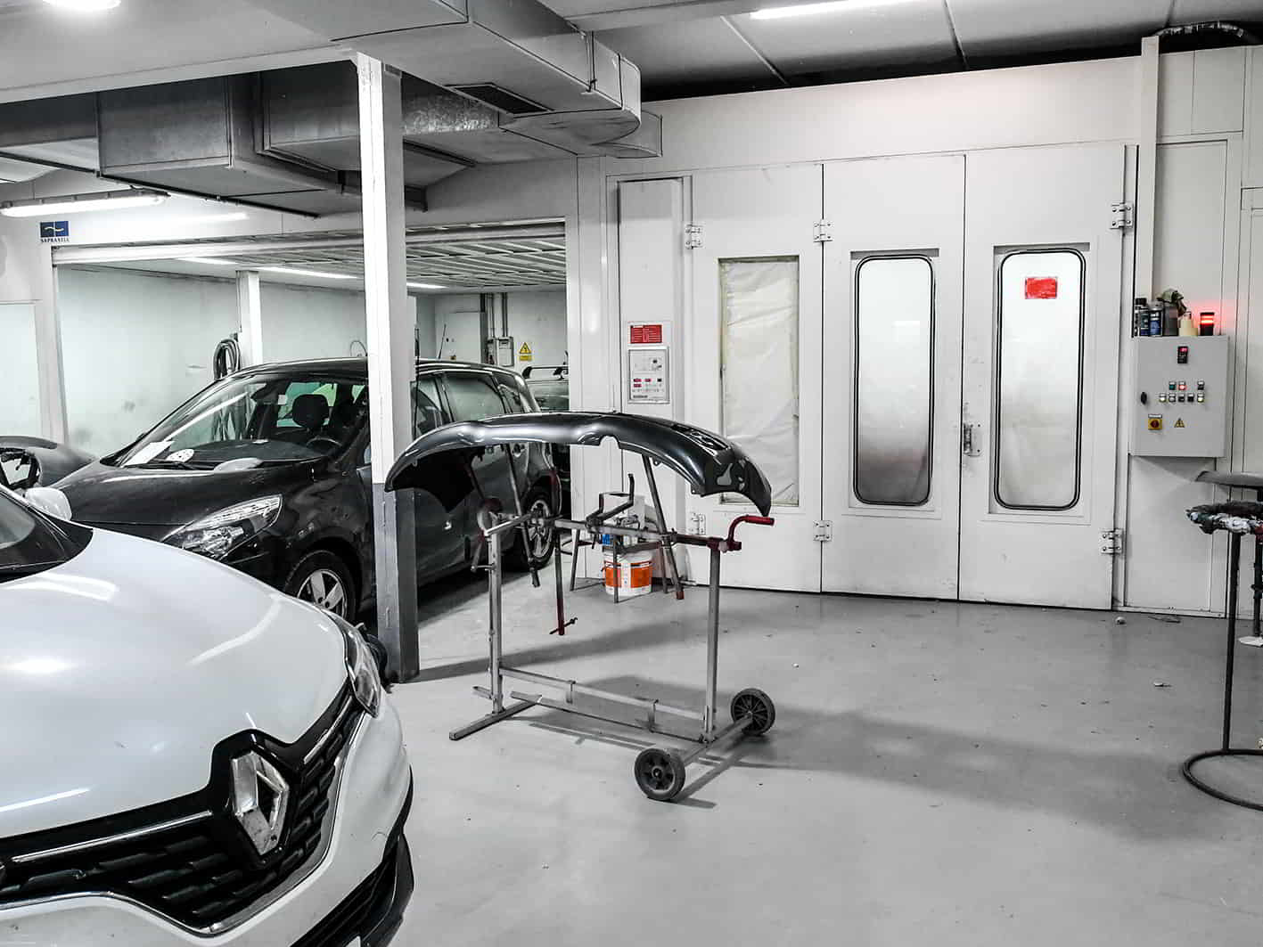 Pintar Coche Aluche-cabina