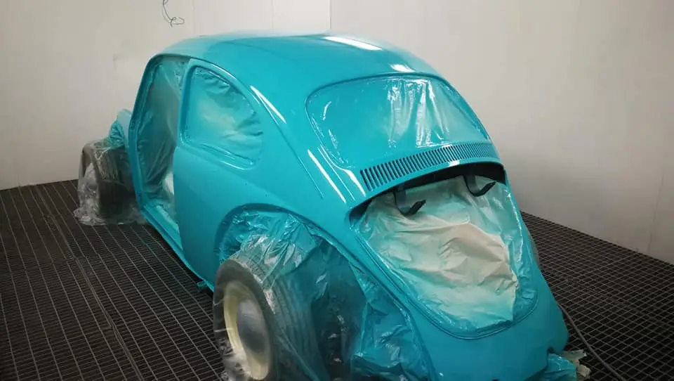 pintar coche guimar coche clasico en cabina